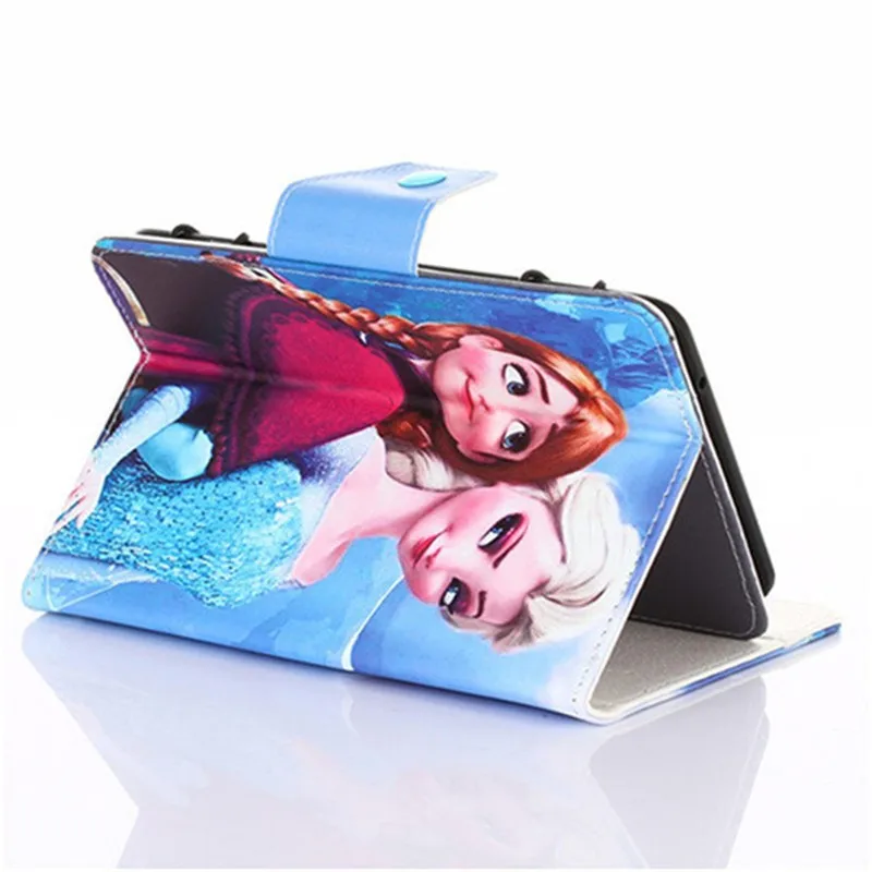 10 inc evrensel tablet elsa karikatur kilif pu deri kilif kapak lenovo tab 2x30 icin x30f x30m a10 30 a10 70f a10 70 10 1