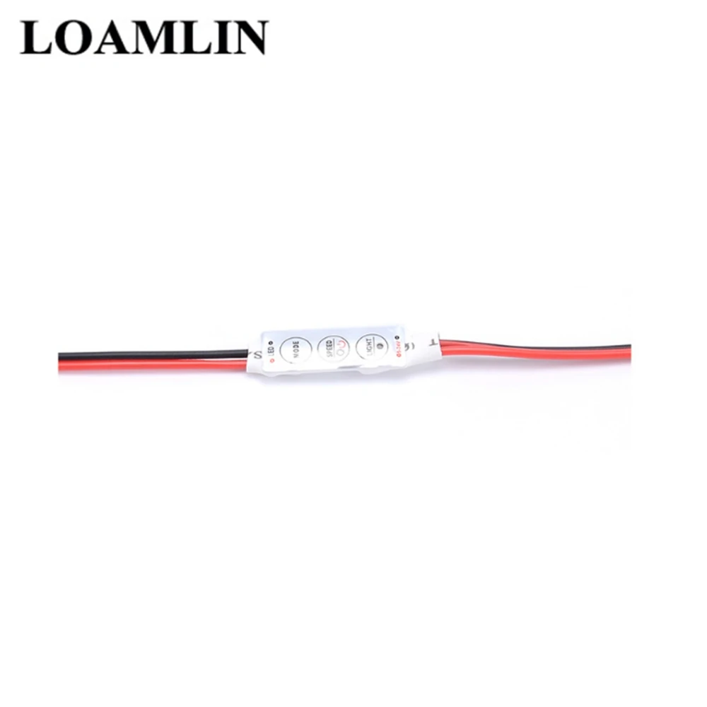 Монохромный СВЕТОДИОДНЫЙ мини контроллер яркости для SMD 5050 2835 3528 5730 5630