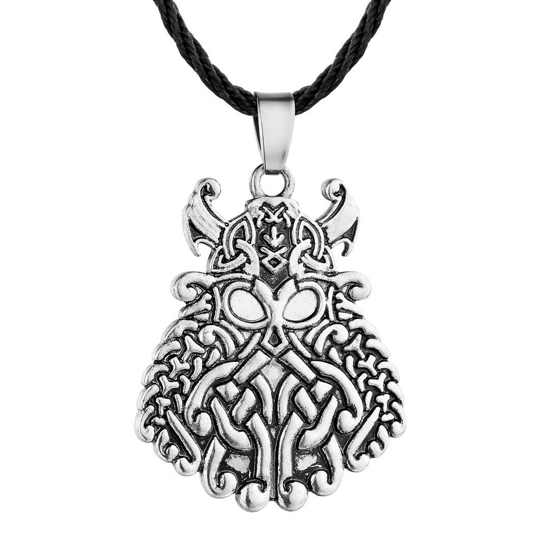 North Jewelry Odin Viking Warrior кулон нордический амулет славянские бусы Мужские аксессуары