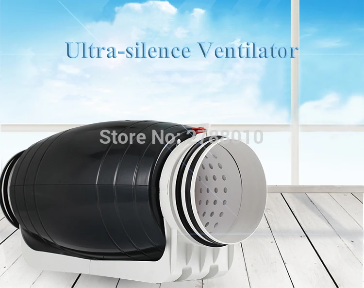 

Silence Pipeline Blower Commercial Air Exchange Fan Hotel Ventilation Device Ventilating Exhaust Extractor Fan HDD150P