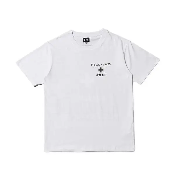 19SS Places+ Faces футболки для женщин Men1: 1 настоящие теги европейский размер хип хоп Уличная хлопковая Футболка Джастин Бибер Places Faces Top Tee