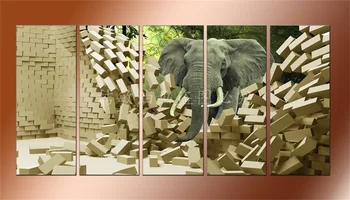 

new arrival elephant design 3D modern art painting