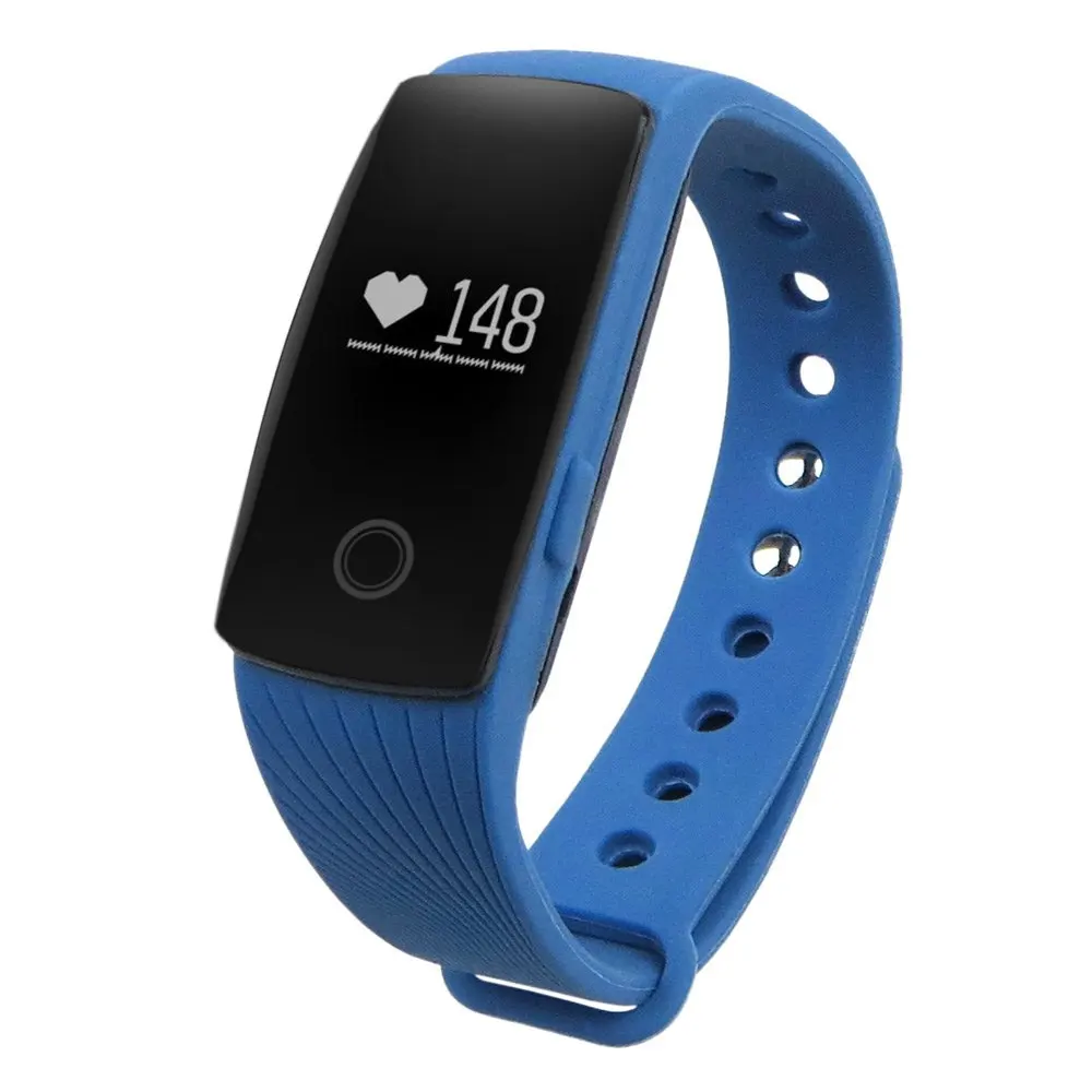 Fashion ID107 Bluetooth font b SmartWatch b font With Heart Rate Monitor Pedometer Sport Remote Camera