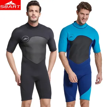 

SBART 2MM Neoprene Wetsuits Men Long Sleeve Winter Keep Warm Swimming Diving Scuba Suit Triathlon Wetsuit For Snorkeling Sports