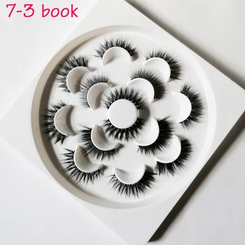 

16 pairs book strip 3d mink and 3d faux mink and mink lashes horse lashes Beauty make up Cotton band horse hair Eyelashes lash