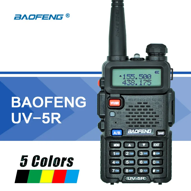 Baofeng UV 5R портативная рация Двухдиапазонная UV5R CB радиостанция UHF VHF двухсторонняя