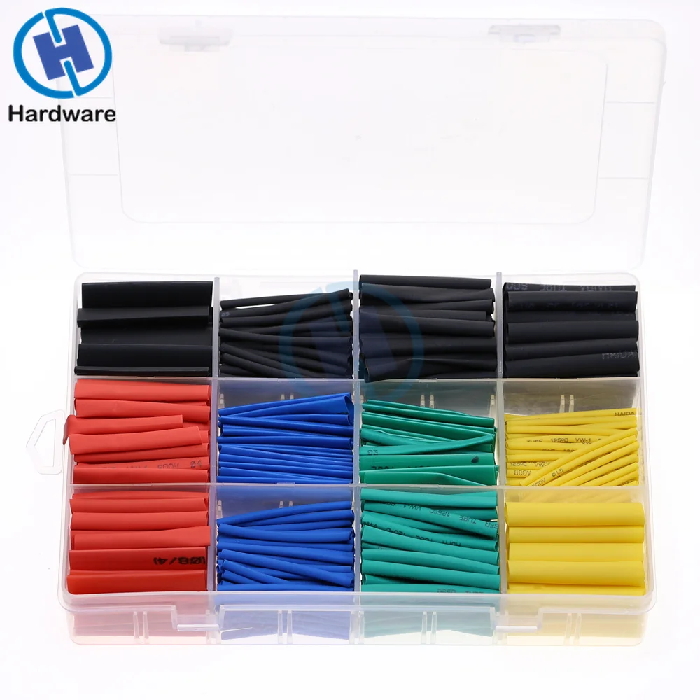 Electrical Heat Shrink Tubing Sleeve Waterproof Black Red 50 100mm 1.5-16mm