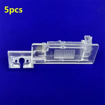 

5pcs Car Rear View Camera Bracket License Plate Lights Housing Mount For Skoda Fabia Kodiaq Superb Octavia Rapid Spaceback