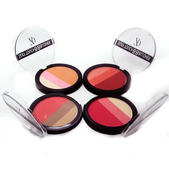 

ZD 3 Colors 4PCS/SET Blush Makeup Cosmetic Natural Pressed Blusher Powder Palette Charming Cheek Color Make Up Face Blush F2040