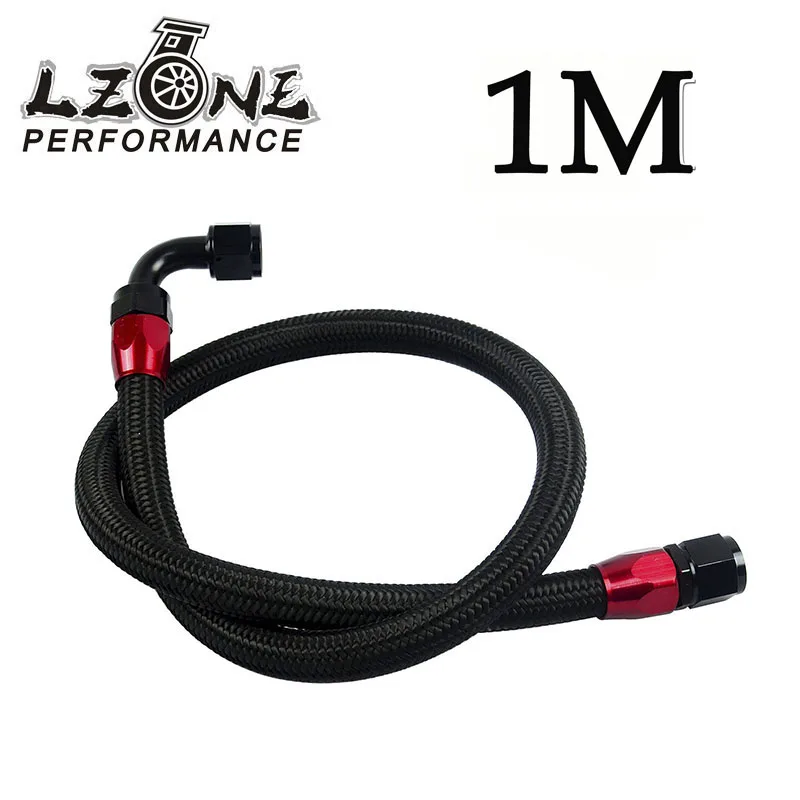

LZONE - 1METER NYLON Fuel Oil Line-10 AN AN10 Fuel Oil Line+AN10 STRAIGHT AN SWIVEL FITTING+90 DEGREE SWIVEL FITTING JR3701W