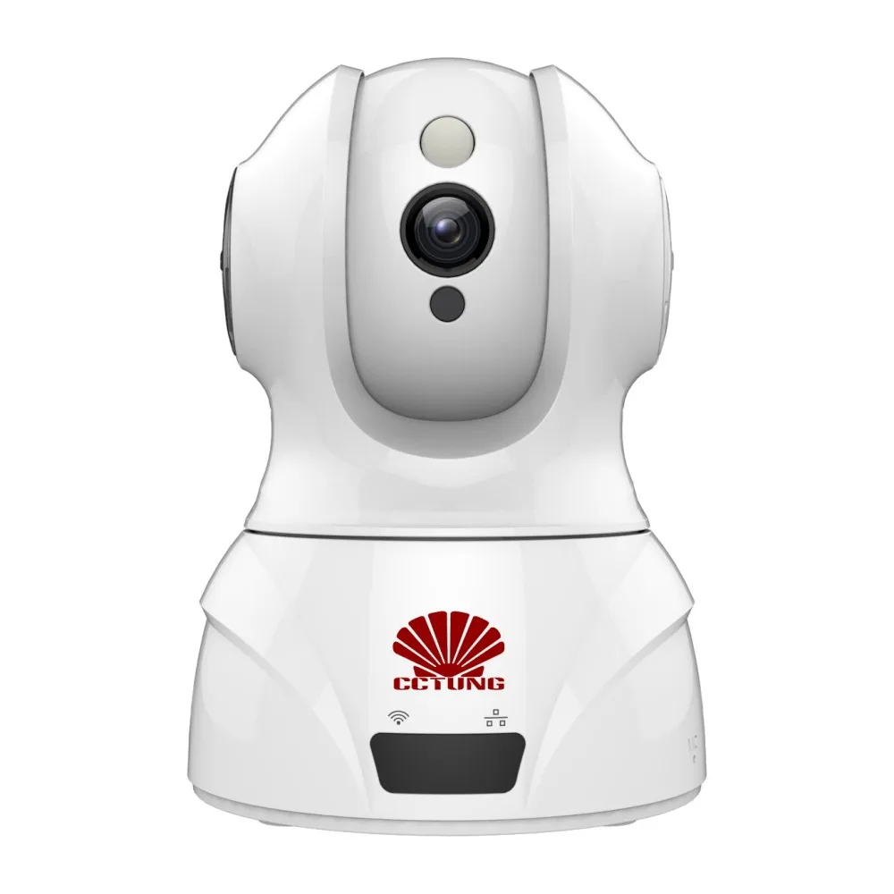 Smart WIFI PTZ FHD IP Cloud Camera with Alexa Voice Control Auto Smart Tracking Face Detection Sound Detection for Motion Alarm