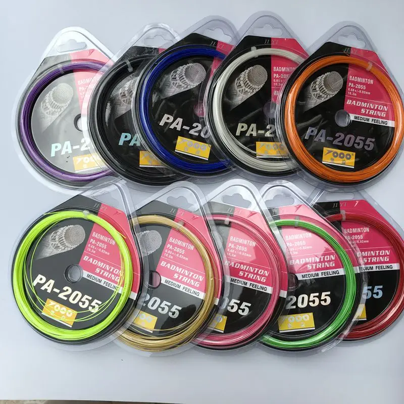 

1 pc TOPO PA-2055 training badminton racket strings 10M 0.7MM Badminton strings Free shipping