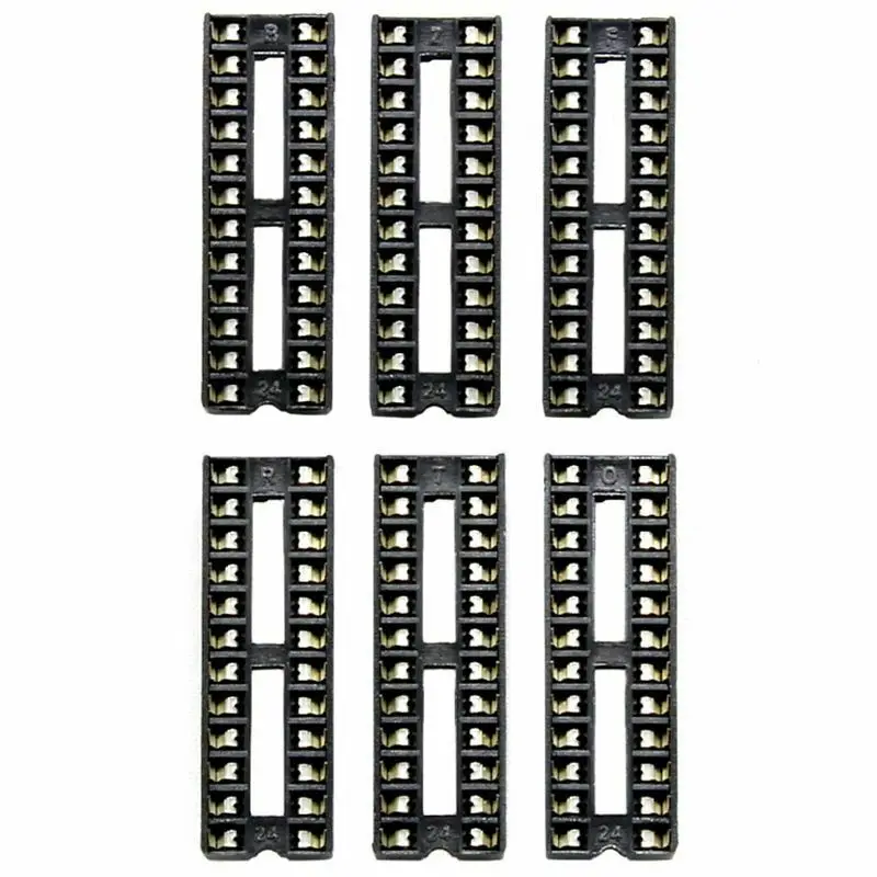 Buy 66x/lot DIP IC Sockets Adaptor Solder Type Socket 6814161820242628 Pins