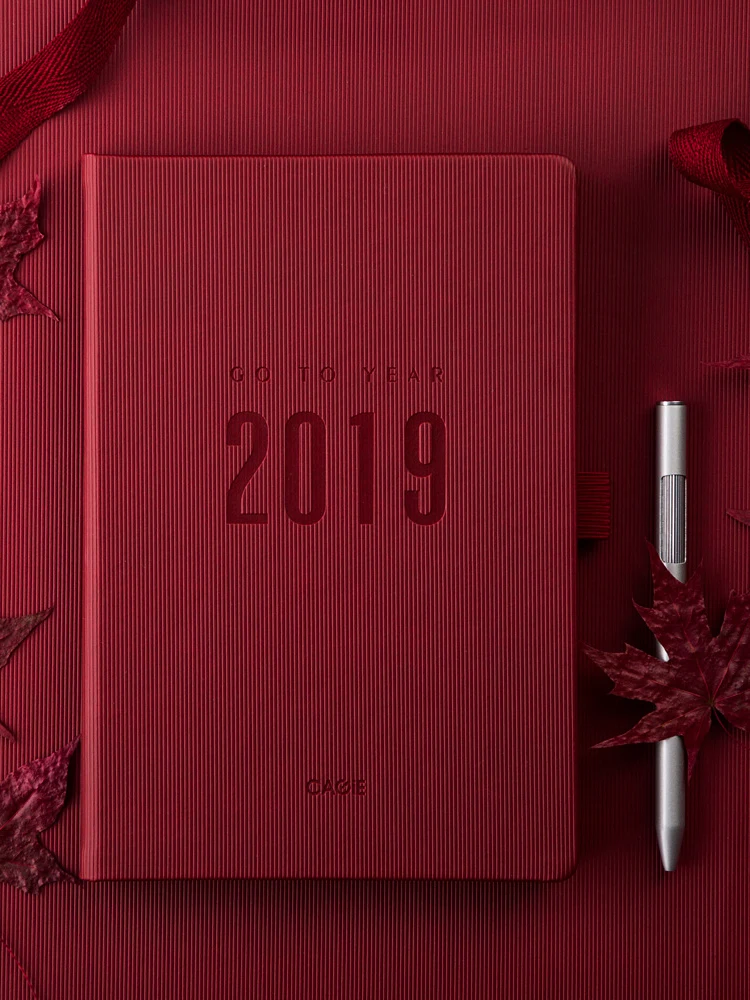 

CAGIE 2019 Schedule Notebook Student Time Management Creative A5 Business Meeting Record Notebook 1PCS