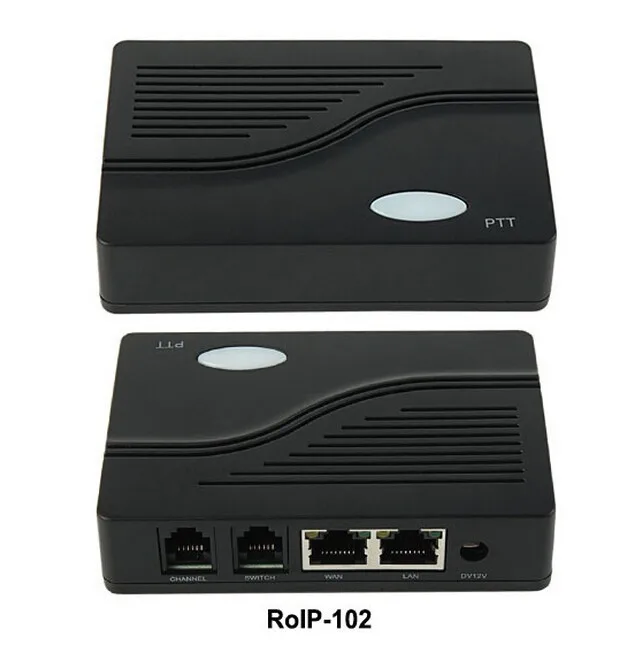 RoIP102 для голосовой связи между voip, радио и gsm сети, RoIP с одним портом PTT перекрестный сетевой шлюз