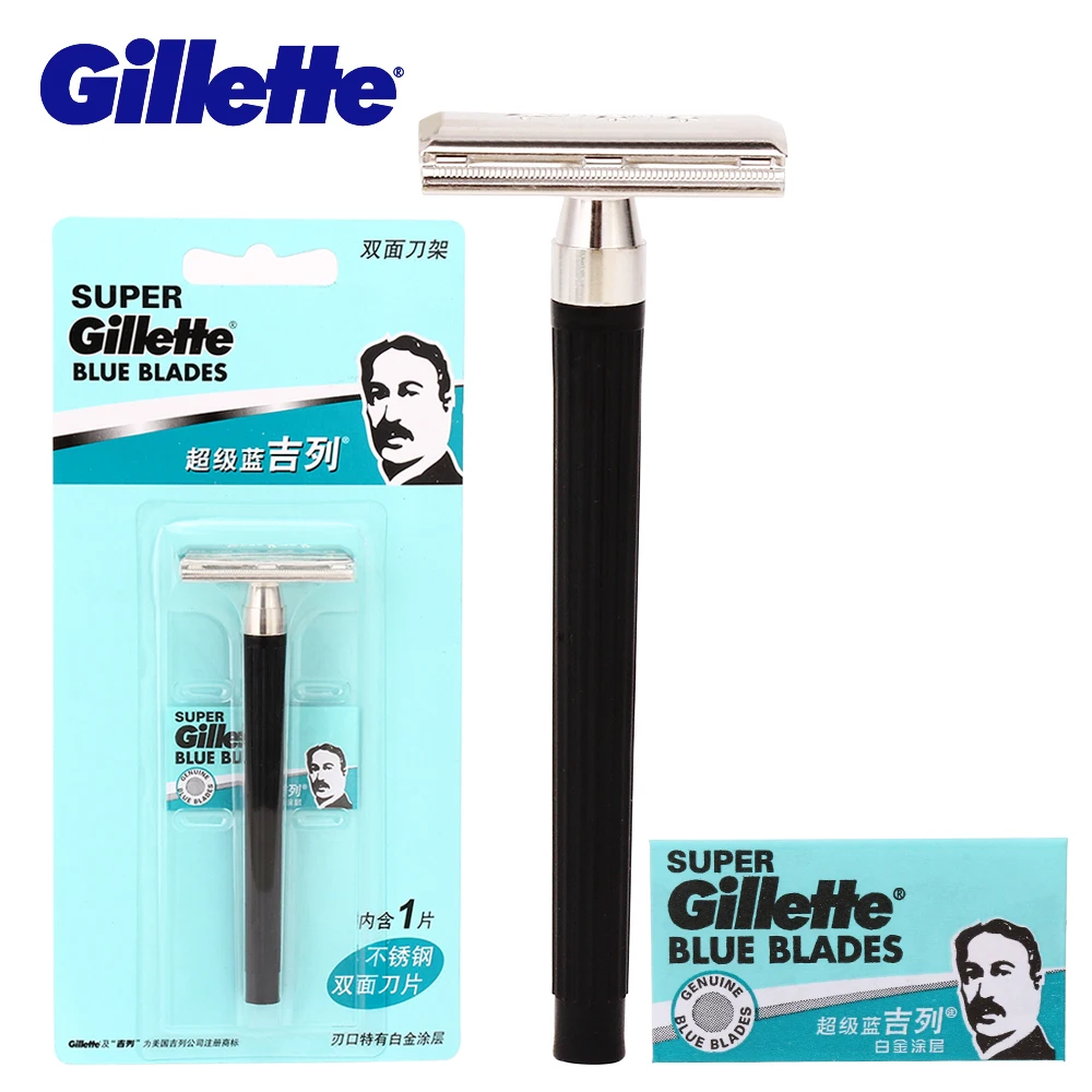 جيليت سوبر الأزرق شفرات للرجال الحلاقة سكين 1 حامل + 1 شفرة الرسمية سلامة شفرات شفرات الحلاقة إزالة الشعر الرعاية جيليت سوبر الأزرق شفرات للرجال الحلاقة سكين 1 حامل + 1 شفرة الرسمية سلامة شفرات شفرات الحلاقة إزالة الشعر الرعاية