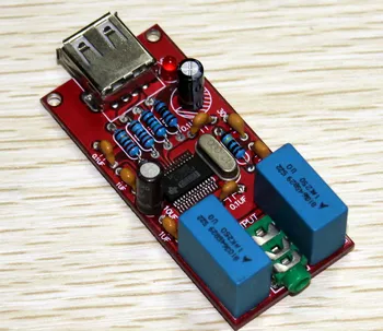 

USB DAC PCM2704 decoder with amp sound card small size decoding