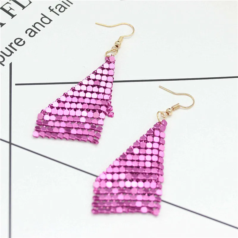 2018 New Statement Jewelry Brand Sequin Tassel Long Drop Earring For Women Dangle Cheap Earrings Bijoux Star Long Ladies brincos - Image 3