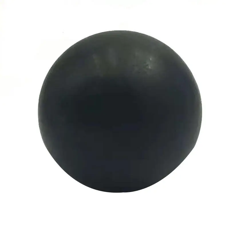 TPE Массажный шар для йоги резиновый акупрессур хоккейный мяч Лакросс 63 мм триггер точка расслабления мышц самомассажный мяч - Цвет: Черный
