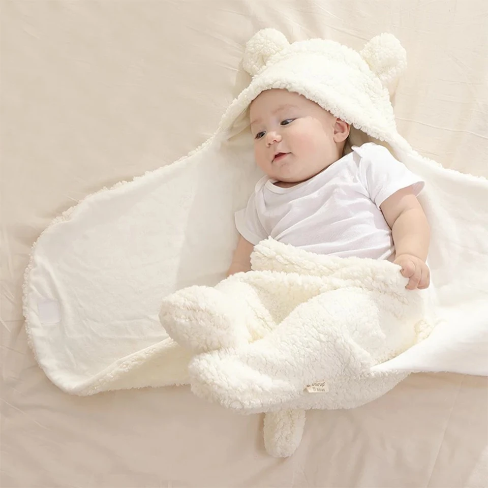 Весенний и осенний детский спальный мешок 0-12 месяцев Детский сохраняет тепло Пеленальное Одеяло милые спальные мешки твердые детские
