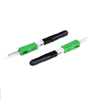 

100PCS SC/APC Single-mode FTTH Optic Fiber Fusion Splicer Hot Melt Quick Connection SC APC Fast Connector HT002