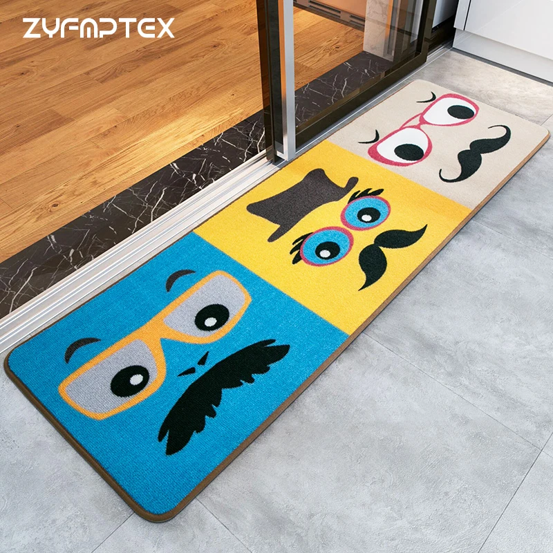 ZYFMPTEX большой размер дверной коврик нескользящий кухонный ковер/коврик для ванной дома ковер в холл коврики для прихожей кухня нескользящий коврик