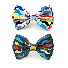 Новое поступление, модный мужской галстук-бабочка с рисунком радужных усов, смокинг в стиле унисекс, вечерние галстуки/бабочки