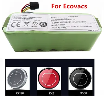 

Hot 14.4V SC 3500mAh NI-MH Rechargeable Vacuum Cleaner Battery for Ecovacs CR120 Dibea Panda X500 X580 Kk8 Haier Sweeping Robot