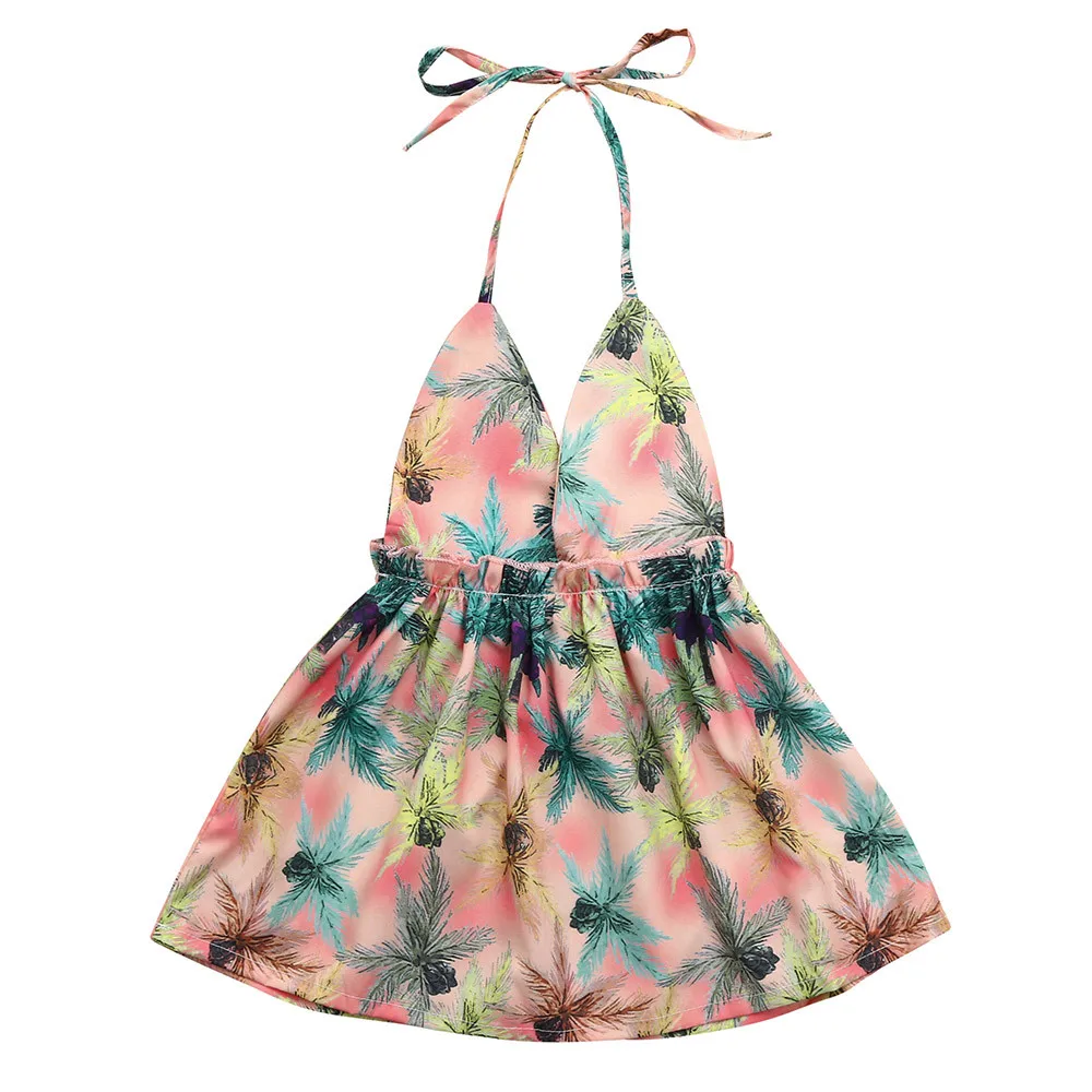 

Girls Clothing Summer Girl Dress Toddler Kids Baby Girls Outfit Clothes Printing Pageant Party Princess Dress dropshipping