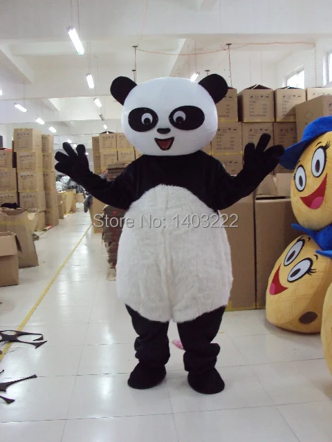 Lovely Plush Panda Mascot Costume Panda Bear Mascot Costume Fancy Dress