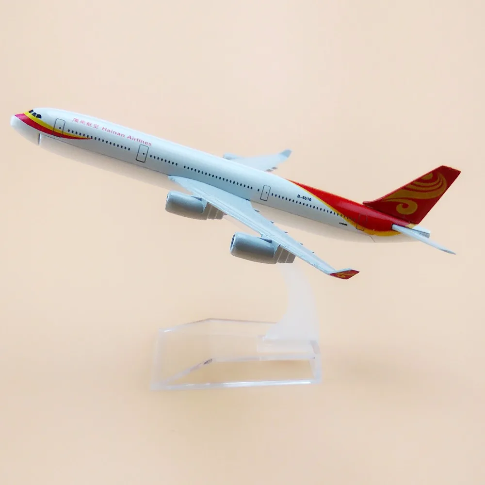 16 см сплав металла модель самолета China air Хайнань Airlines Airbus 340 A340 Airways Модель W Стенд