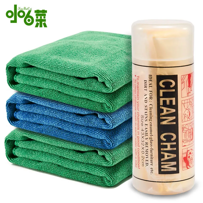 Pak Choi thickened synthetic deerskin towel absorbent glass wiping the