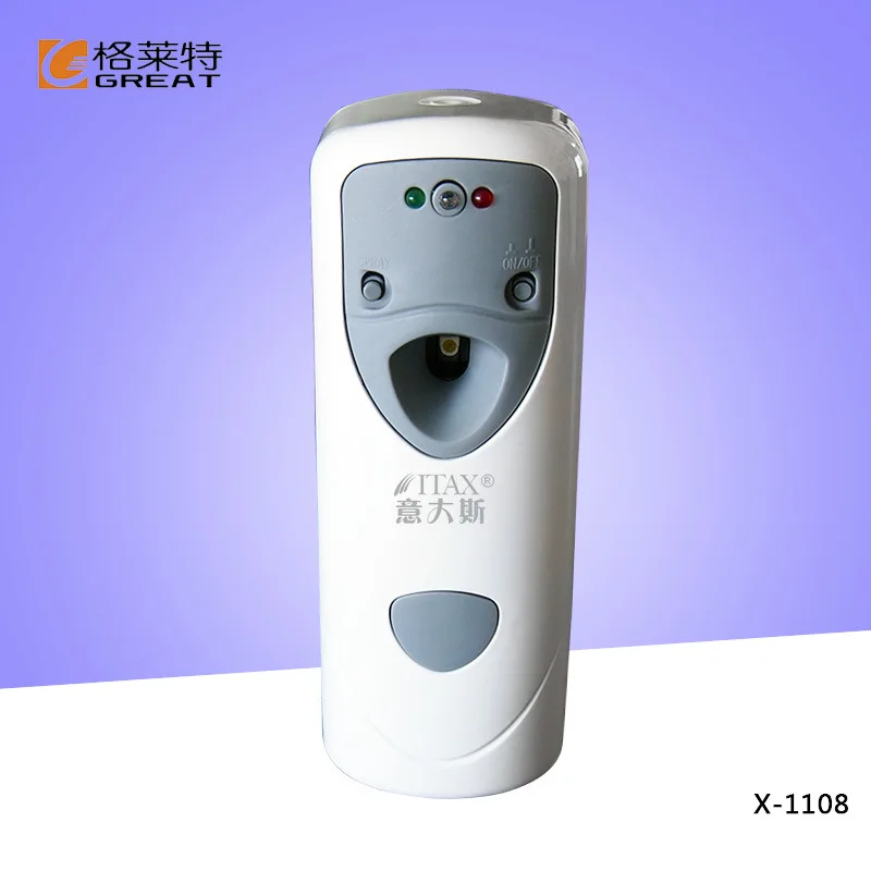 

X-1108 Original Display Automatic Air Freshener Fragrance Liquied Perfume Dispenser with Light Sensor Indoor Wall-mounted