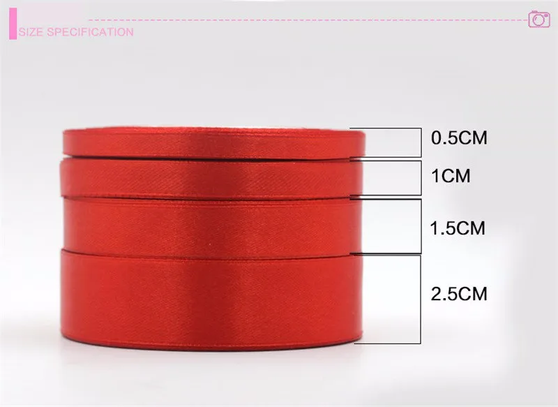 Шелковая атласная лента 15 мм 22 метра Свадебная вечеринка праздничное мероприятие украшение ремесла Упаковка для подарков одежда шитье рождественские принадлежности