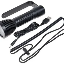 1500 люмен Подводный Видео CREE XM-L2 светодиодный фонарик Дайвинг Водонепроницаемый 18650 аккумуляторная батарея usb факел для Diver