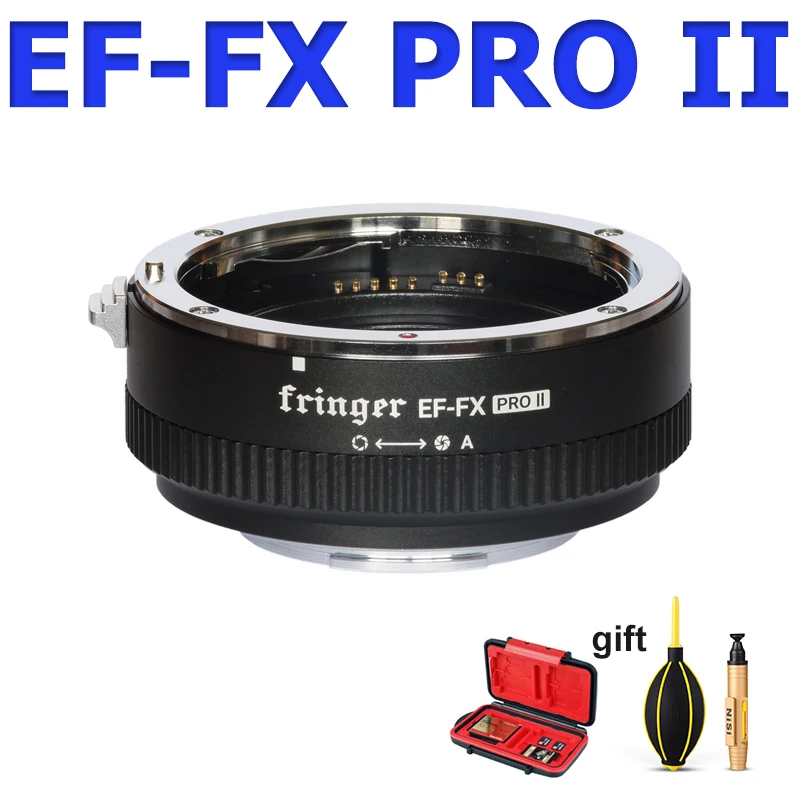 

Fringer EF-FX Pro II Lens Adapter Auto focus Mount Lens Adapter for Canon EF Lens to Fujifilm FX Camera FOR XT3 X-H X-PRO X-T2