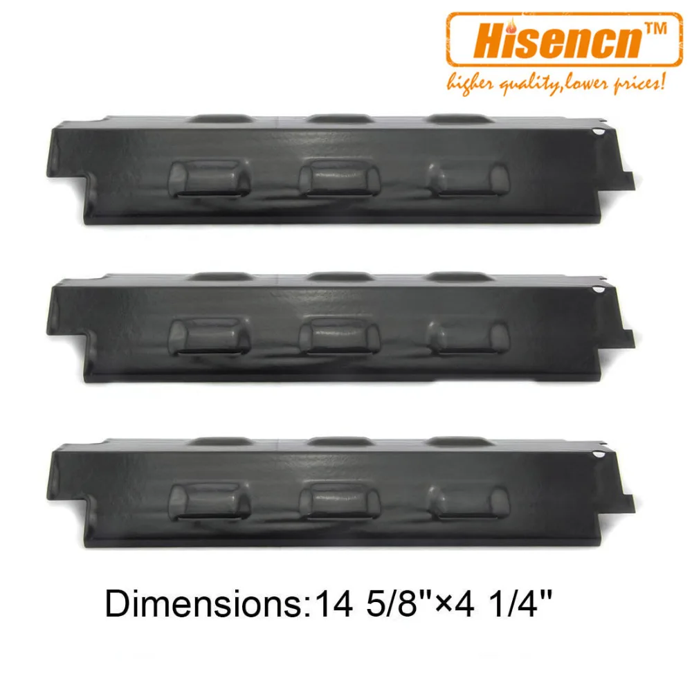 Hisencn 98531 3pcs/pk 14.6'' Barbecue Parts Porcelain Steel Heat Plate Replacement For Char-Broil 463320109 Gas Grill Models Hisencn 98531 3pcs/pk 14.6'' Barbecue Parts Porcelain Steel Heat Plate Replacement For Char-Broil 463320109 Gas Grill Models