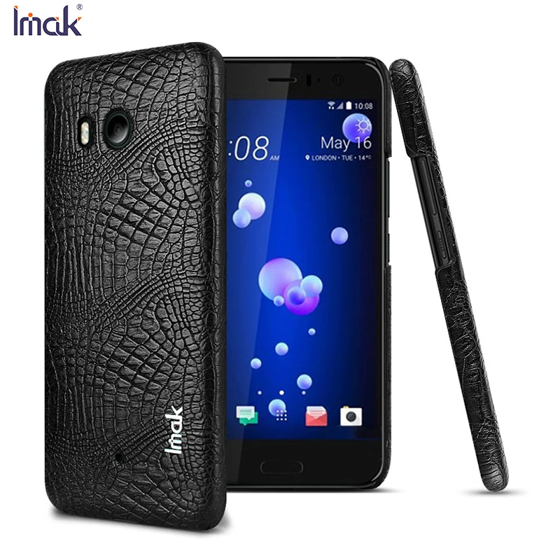 IMAK Ruiyi Series for HTC U11 Crocodile Leather Coated PC Hard Cover - 5.5 inch |
