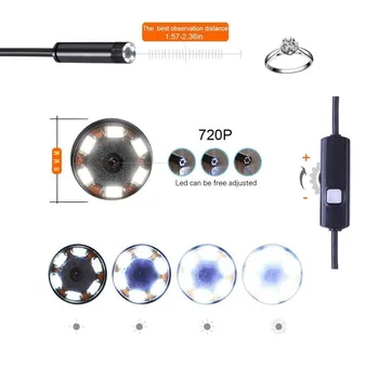 

Wireless HD 720P Waterproof Smart WIFI Camera Inspection Endoscope For iPhone Android drop shipping