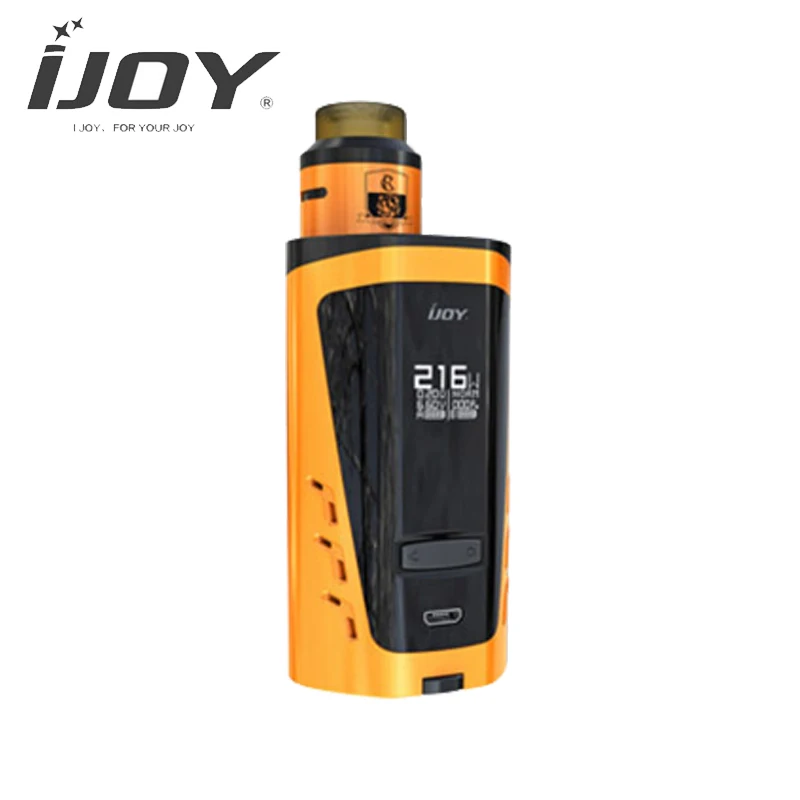 Original IJoy Capo 216 Srda Squonk Kit Elektronik Sigara Vape Kit 216W Capo Mod Vape With COMBO SRDA No 18650/20700 Battery