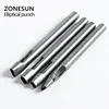 ZONESUN 4pcs Leather Elliptical Hole Punch Oval Angle Spacing Belt Punching Tools DIY Craft  Leather Puncher Hole Drilling Tool ► Photo 2/6