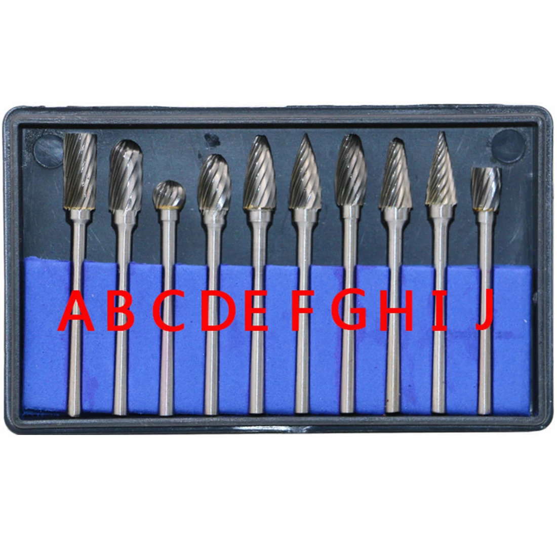 High 10pcs Single cut Tungsten Carbide Sets Rotary Mini Drill