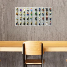 Fit 50*50 опорная пластина мини-фигурки Дисплей Стенд Minifig стены DIY MOC База аксессуары пластины набор строительные блоки игрушки подарки для детей