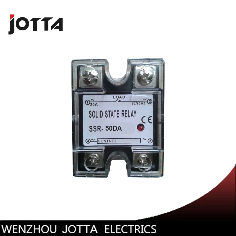 

SSR -50DA DC control AC SSR Single phase Solid state relay