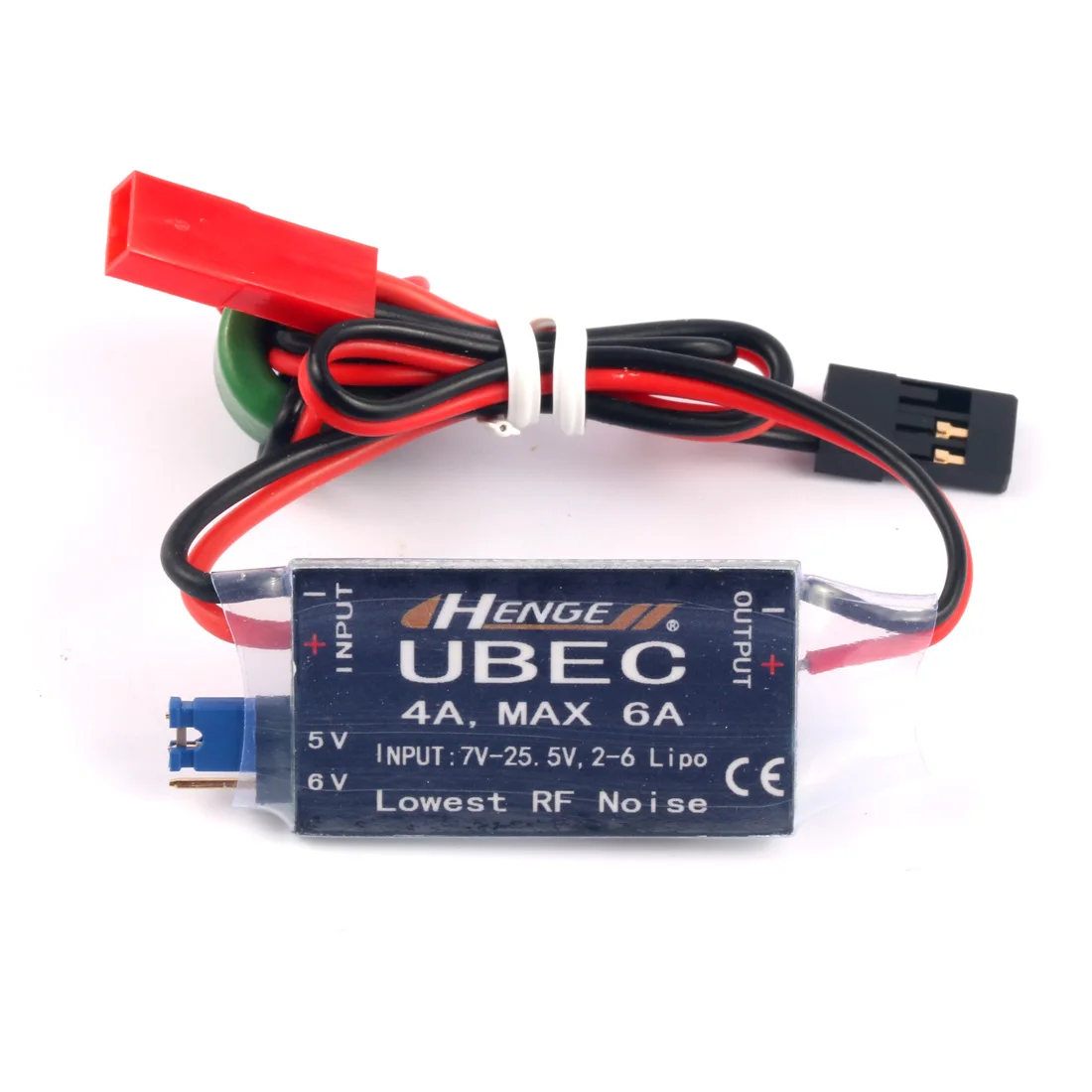 JMT 4A UBEC entrée 7 V-25.5 V 2-6S Lipo sortie 5V 6 V/4A continu Max 6A Mode de commutation BEC pour RCDrone quadrirotor voiture accessoire