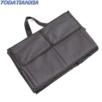 

Car Auto Back Rear Trunk Seat Big Storage Bag Pocket Organizer for Fiat 500 Punto Bravo volvo xc90/xc60/2016 s60 s40 s80 v70 V40