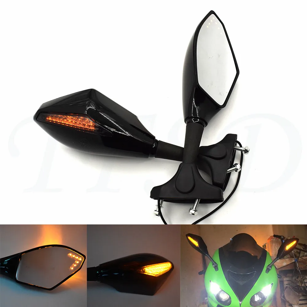 

Motorcycle LED turn signal indicator rear view mirror side view mirror Retroviseur Clignotants Moto For Ducati Monster S4 M900