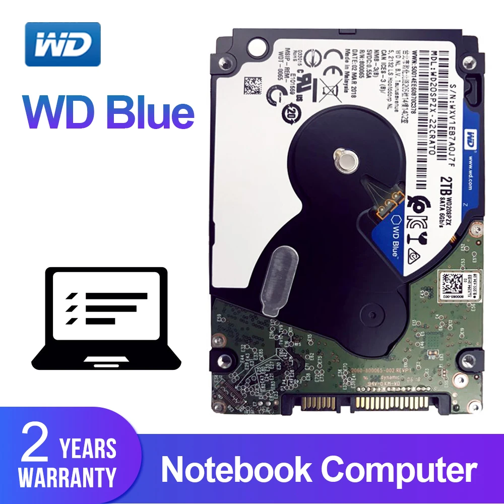 Дешево Western Digital WD Blue 2 ТБ 2,5