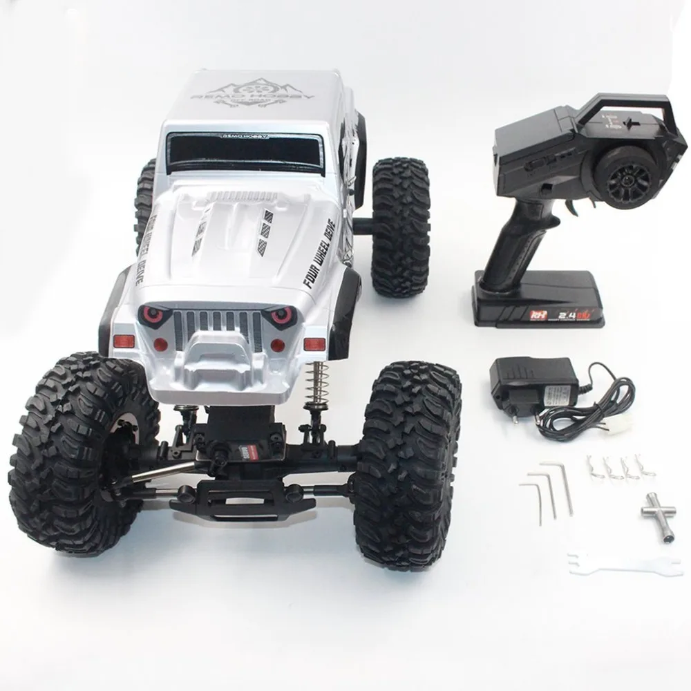 

Remo 1071-SJ 1/10 2.4GHz 550 Brushed RC Car Off-road Truck Rock Crawler RTR Automatic Vehicle Toys Car for Children Gift