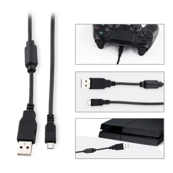 

2M High Quality USB Charging Cable For PS4 SLIM & Pro Controller USB DATA Cable For PS4 Host and Handel With Color Box
